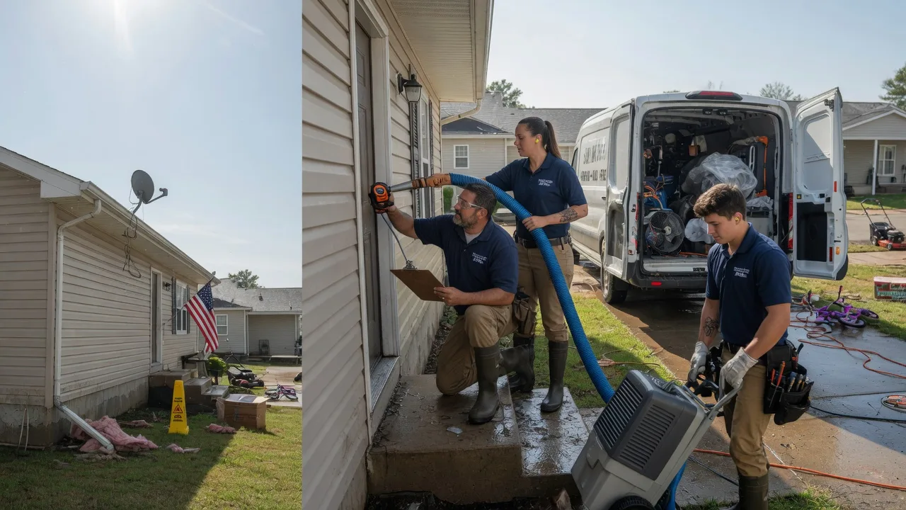 Ceiling Water Damage Restoration in Binford, ND near me